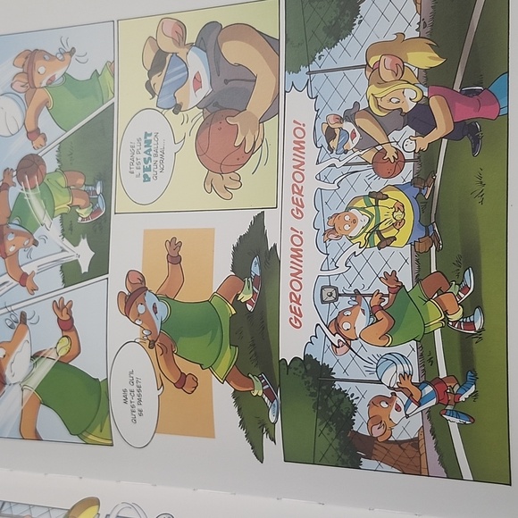 French- Stilton, Les Olympiques Sont en Danger! Comic Book - Picture 2 of 4